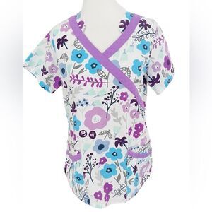 (2) Uniform Advantage UA Women’s scrub tops, set of (2), one XS, one S